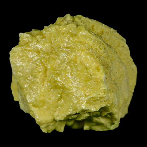 2.3" Rough Bright Yellow Sulfur Crystal Mineral Specimen From Louisiana - Fossil Age Minerals