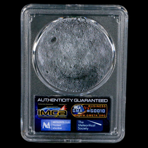 Moon Rock Lunar Meteorite Fragments Various Classifications Outer Space COA - Fossil Age Minerals