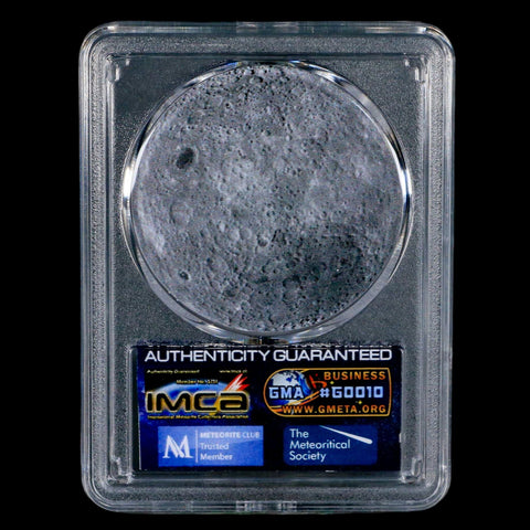 Moon Rock Lunar Meteorite Fragments Various Classifications Outer Space COA - Fossil Age Minerals