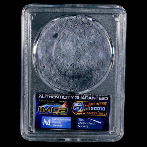 Moon Rock Lunar Meteorite Fragments Various Classifications Outer Space COA - Fossil Age Minerals