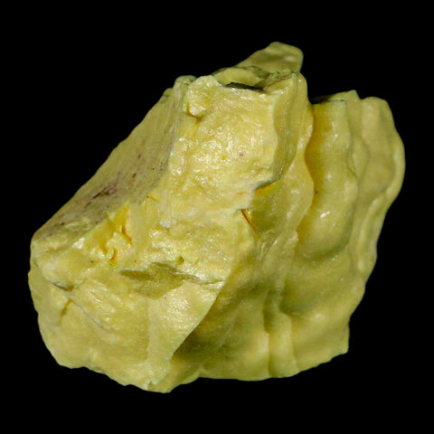 2.4" Rough Bright Yellow Sulfur Crystal Mineral Specimen From Louisiana - Fossil Age Minerals