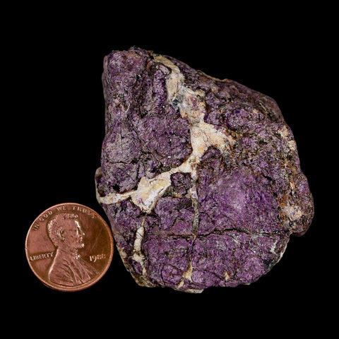 2" Rough Purple Purpurite Manganese Mineral Specimen Location Namibia - Fossil Age Minerals