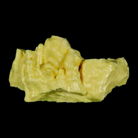 3" Rough Bright Yellow Sulfur Crystal Mineral Specimen From Louisiana - Fossil Age Minerals