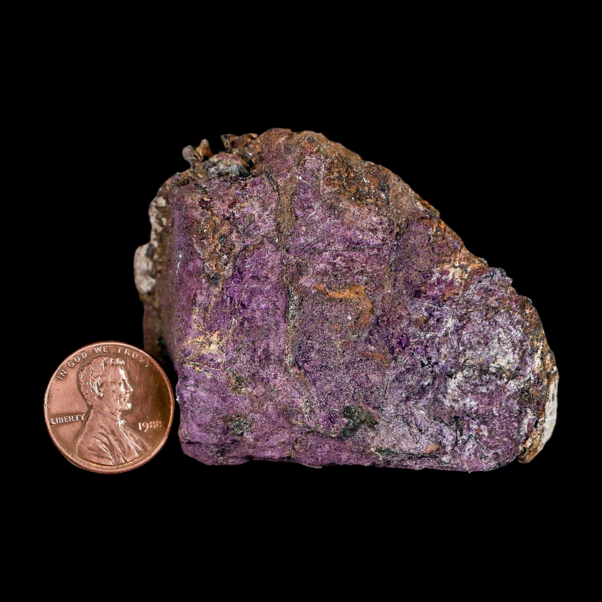 2.6" Rough Purple Purpurite Manganese Mineral Specimen Location Namibia - Fossil Age Minerals
