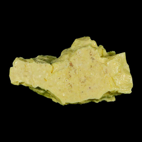 3" Rough Bright Yellow Sulfur Crystal Mineral Specimen From Louisiana - Fossil Age Minerals