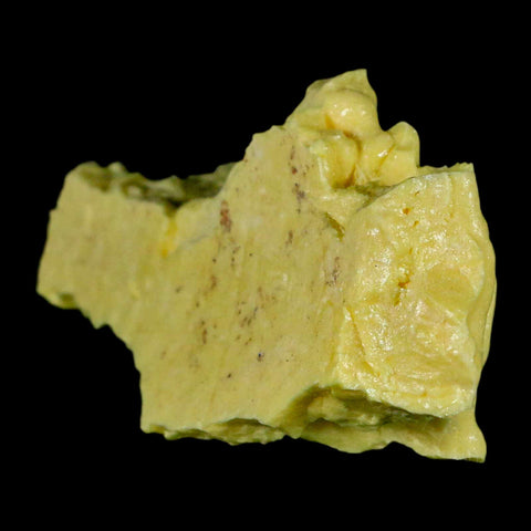 3" Rough Bright Yellow Sulfur Crystal Mineral Specimen From Louisiana - Fossil Age Minerals