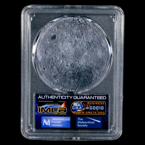 Moon Rock Lunar Meteorite Fragments Various Classifications Outer Space COA - Fossil Age Minerals
