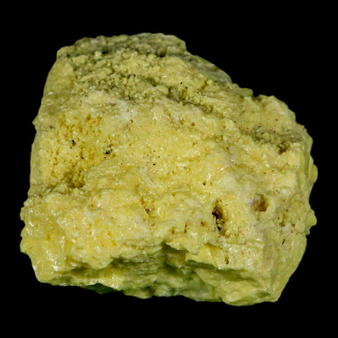 2.1" Rough Bright Yellow Sulfur Crystal Mineral Specimen From Louisiana - Fossil Age Minerals