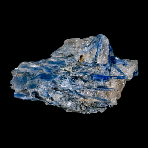 3.6" Rough Natural Sky Blue Kyanite And Quartz Crystal Mineral Specimen Brazil - Fossil Age Minerals