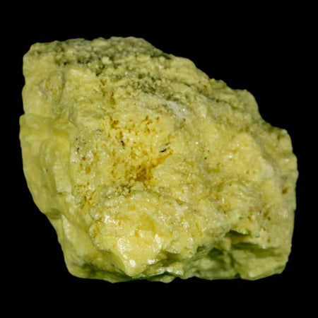 2.1" Rough Bright Yellow Sulfur Crystal Mineral Specimen From Louisiana