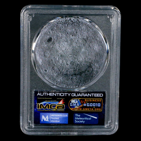 Moon Rock Lunar Meteorite Fragments Various Classifications Outer Space COA - Fossil Age Minerals
