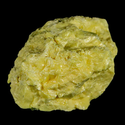 2.1" Rough Bright Yellow Sulfur Crystal Mineral Specimen From Louisiana - Fossil Age Minerals