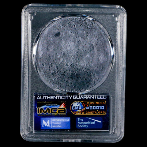 Moon Rock Lunar Meteorite Fragments Various Classifications Outer Space COA - Fossil Age Minerals