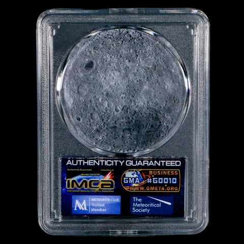 Moon Rock Lunar Meteorite Fragments Various Classifications Outer Space COA - Fossil Age Minerals