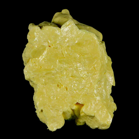 2.5" Rough Bright Yellow Sulfur Crystal Mineral Specimen From Louisiana - Fossil Age Minerals