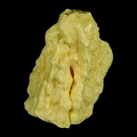 2.5" Rough Bright Yellow Sulfur Crystal Mineral Specimen From Louisiana - Fossil Age Minerals