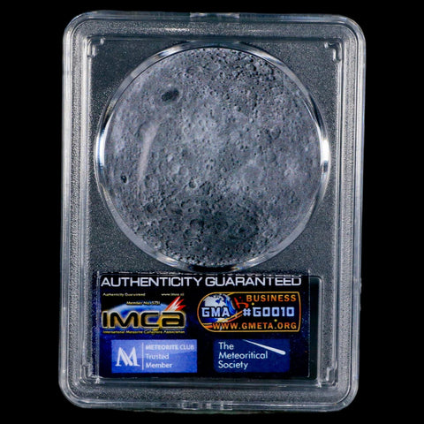 Moon Rock Lunar Meteorite Fragments Various Classifications Outer Space COA - Fossil Age Minerals