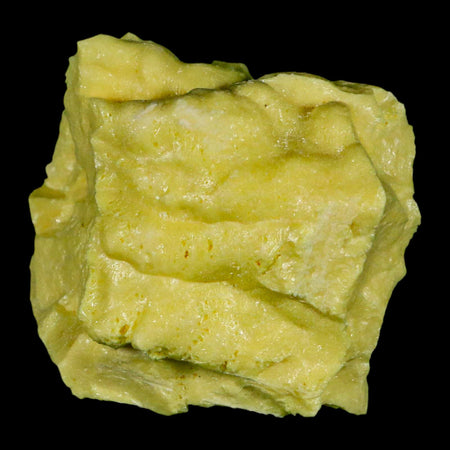 2.2" Rough Bright Yellow Sulfur Crystal Mineral Specimen From Louisiana
