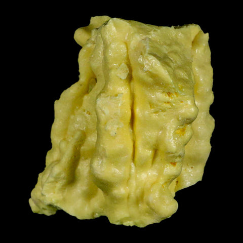 2.3" Rough Bright Yellow Sulfur Crystal Mineral Specimen From Louisiana - Fossil Age Minerals