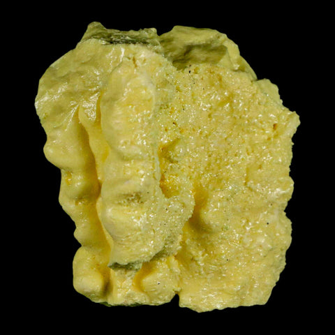 2.3" Rough Bright Yellow Sulfur Crystal Mineral Specimen From Louisiana - Fossil Age Minerals