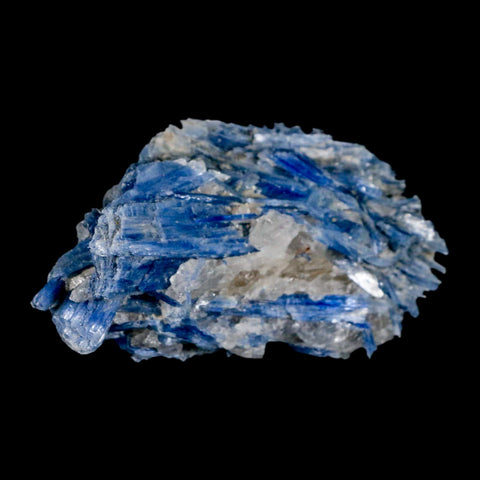 3.4" Rough Natural Sky Blue Kyanite And Quartz Crystal Mineral Specimen Brazil - Fossil Age Minerals