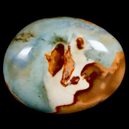 2.8" Polychrome Jasper Natural Polished Mineral Palm Stone Madagascar