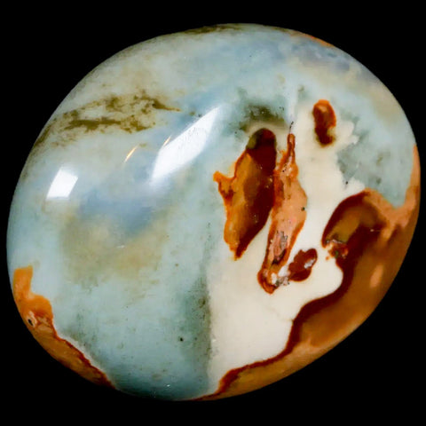 2.8" Polychrome Jasper Natural Polished Mineral Palm Stone Madagascar - Fossil Age Minerals
