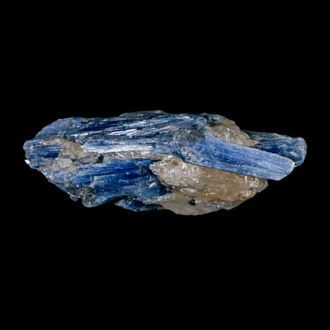 4" Rough Natural Sky Blue Kyanite And Quartz Crystal Mineral Specimen Brazil - Fossil Age Minerals