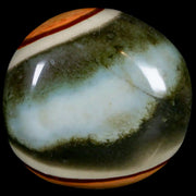 2.1" Polychrome Jasper Natural Polished Mineral Palm Stone Madagascar