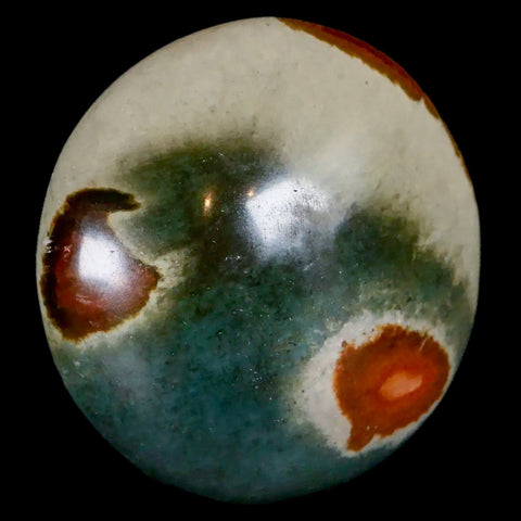 2.1" Polychrome Jasper Natural Polished Mineral Palm Stone Madagascar - Fossil Age Minerals