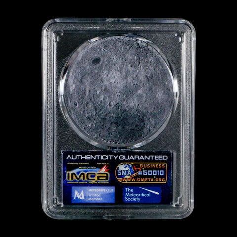 Moon Rock Lunar Meteorite Bechar 003 Algerian Sahara Desert Discovered 2022 COA