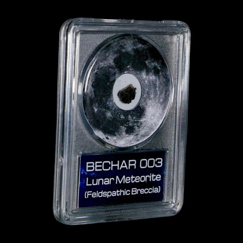 Moon Rock Lunar Meteorite Bechar 003 Algerian Sahara Desert Discovered 2022 COA