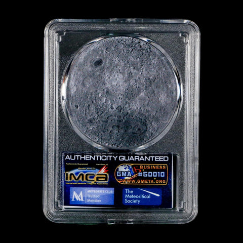 Moon Rock Lunar Meteorite Bechar 003 Algerian Sahara Desert Discovered 2022 COA