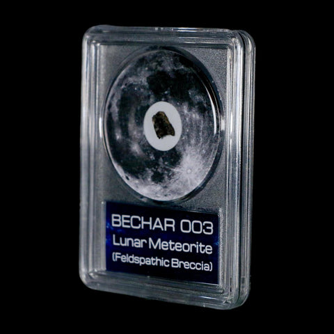 Moon Rock Lunar Meteorite Bechar 003 Algerian Sahara Desert Discovered 2022 COA