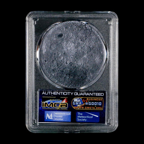 Moon Rock Lunar Meteorite Bechar 003 Algerian Sahara Desert Discovered 2022 COA