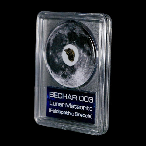 Moon Rock Lunar Meteorite Bechar 003 Algerian Sahara Desert Discovered 2022 COA