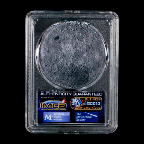 Moon Rock Lunar Meteorite Bechar 003 Algerian Sahara Desert Discovered 2022 COA