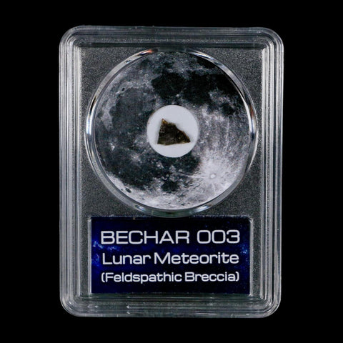 Moon Rock Lunar Meteorite Bechar 003 Algerian Sahara Desert Discovered 2022 COA