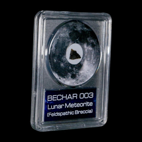 Moon Rock Lunar Meteorite Bechar 003 Algerian Sahara Desert Discovered 2022 COA