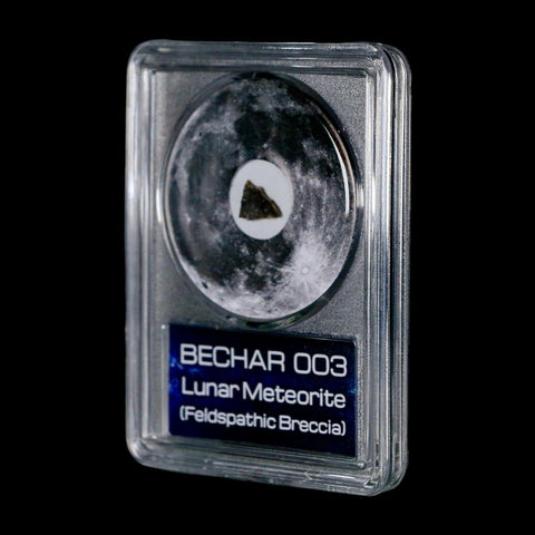 Moon Rock Lunar Meteorite Bechar 003 Algerian Sahara Desert Discovered 2022 COA