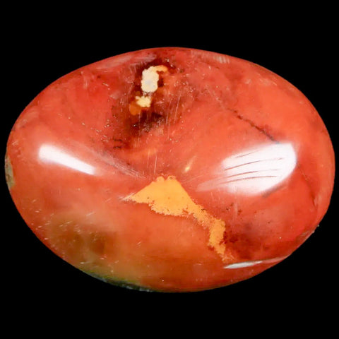 1.9" Polychrome Jasper Natural Polished Mineral Palm Stone Madagascar - Fossil Age Minerals