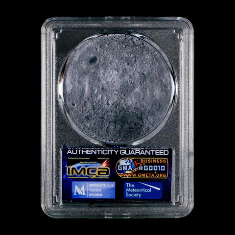 Moon Rock Lunar Meteorite Bechar 003 Algerian Sahara Desert Discovered 2022 COA