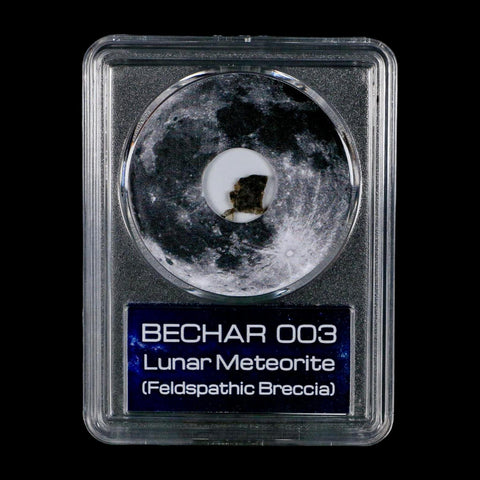 Moon Rock Lunar Meteorite Bechar 003 Algerian Sahara Desert Discovered 2022 COA
