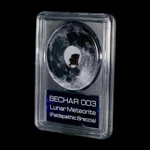 Moon Rock Lunar Meteorite Bechar 003 Algerian Sahara Desert Discovered 2022 COA