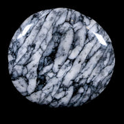 42MM Pinolite Polished Palm Stone Mineral Specimen Panolith Austria