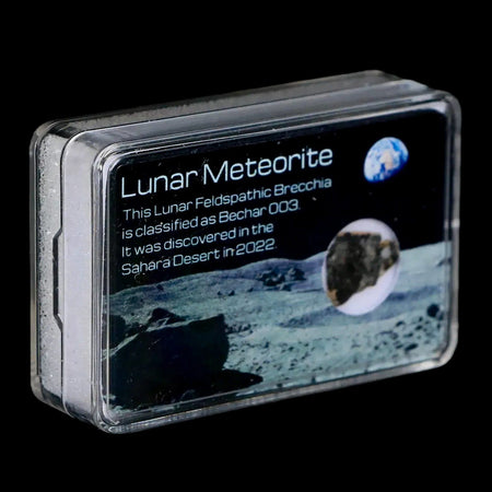 Moon Rock Lunar Meteorite Bechar 003 Algerian Sahara Desert Discovered 2022