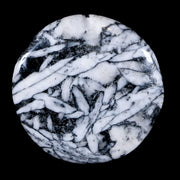 45MM Pinolite Polished Palm Stone Mineral Specimen Panolith Austria