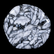 45MM Pinolite Polished Palm Stone Mineral Specimen Panolith Austria