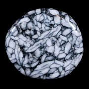 45MM Pinolite Polished Palm Stone Mineral Specimen Panolith Austria