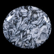 44MM Pinolite Polished Palm Stone Mineral Specimen Panolith Austria